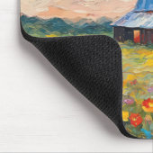 Oude schuur in Wildflower Field Muismat (Hoek)