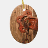 oude schuur keramisch ornament (Achterkant)