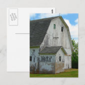 Oude schuur met olieverf-effect briefkaart (Voorkant / Achterkant)
