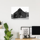 Oude schuur poster (Thuiskantoor)