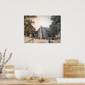 Oude schuur poster (Keuken)