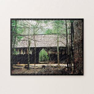 Oude schuur van Cades Cove Legpuzzel