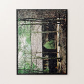 Oude schuur van Cades Cove Legpuzzel (Verticaal)