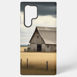 Oude  Schuur velden Samsung Galaxy Hoesje