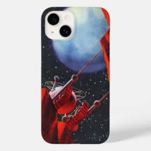 Oude Science Fiction, Canyon Space Moon Rover Case-Mate iPhone 14 Hoesje