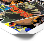 Oude Science-Fiction- & Horrorfilm Poster Collage (Hoek)