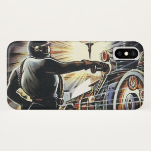 Oude Science Fiction Sci-Fi Futuristische Machines iPhone X Hoesje