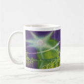 Oude Science Fiction Sci Fi Groene Bubbel Planeet Koffiemok (Links)