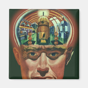 Oude Sciencefiction, Buitenaards brein in laborato Magneet