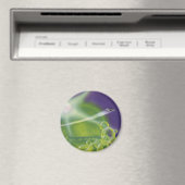 Oude sciencefiction groene bubbel planeet magneet (Insitu (Vaatwasser))