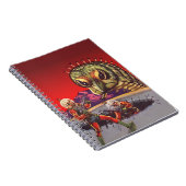 Oude sciencefiction reusachtige duizendpoot insect notitieboek (Rechterzijde)