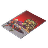 Oude sciencefiction reusachtige duizendpoot insect notitieboek (Linkerzijde)