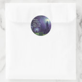 Oude sciencefiction, Sci Fi buitenruimte planeet Ronde Sticker (Tas)