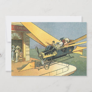 Oude sciencefiction stoomtijdperk cabriolet