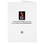 Oude sciencefictionrobot loopt met wiel (Achterkant)
