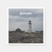 Oude Scituate Vuurtoren Servetten (Voorkant)