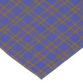 Oude Scottish Clan Elliot Tartan Pset Korte Tafelloper (Hoek)