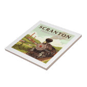 Oude Scranton Pennsylvania Tegeltje (Zijkant)