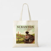 Oude Scranton Pennsylvania Tote Bag (Achterkant)