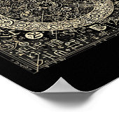 Oude scriptsymbolen poster (Hoek)