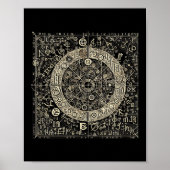 Oude scriptsymbolen poster (Voorkant)