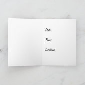 Oude Scroll: Retirement Party: Geschiedenis: Kunst Bedankkaart (Binnen)