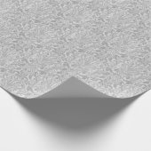 Oude Scrollwerk Zwart en Wit Cadeaupapier (Hoek)
