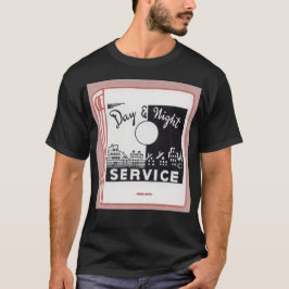 oude service voor dekking van dag en nacht t-shirt