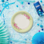 Oude Shabby Chic Rozen Frame Papieren Bord (Feest)