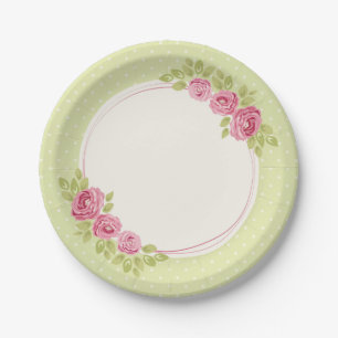 Oude Shabby Chic Rozen Frame Papieren Bord