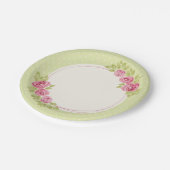 Oude Shabby Chic Rozen Frame Papieren Bord (Gekanteld)
