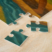 Oude Shaduf Heilige Puzzel Blauwgroen (Zijkant)