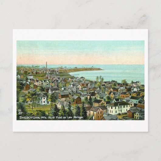 Oude Sheboygan, Wisconsin  Briefkaart (Voorkant)
