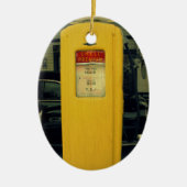 Oude Shell Pump Keramisch Ornament (Voorkant)