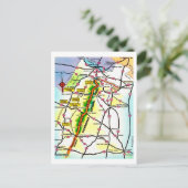Oude Shenandoah Park VA ansichtkaart Briefkaart (Staand voorkant)