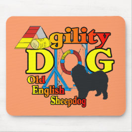 Oude Shirten van Sheepdog Agility Gifts Muismat