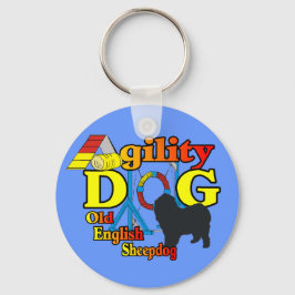 Oude Shirten van Sheepdog Agility Gifts Sleutelhanger
