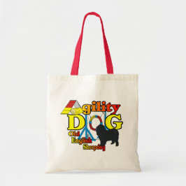 Oude Shirten van Sheepdog Agility Gifts Tote Bag