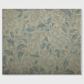 Oude sierbloem aziatisch Chinees oud Cadeaupapier (Vlak)