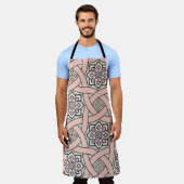 Oude sierlijke tegels: achtergrond. schort (Gedragen)