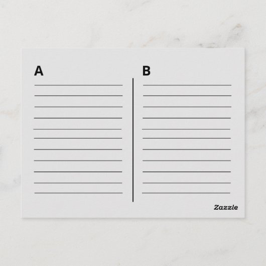 Oude Sinaasappel cassette mixtape Briefkaart (Achterkant)