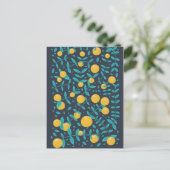 Oude Sinaasappel Fruit Briefkaart (Staand voorkant)