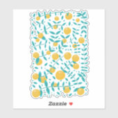 Oude Sinaasappel Vrucht Sticker (Vel)