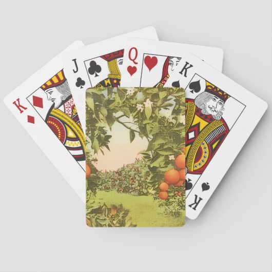 Oude Sinaasappelboomgaard Pokerkaarten (Achterkant)