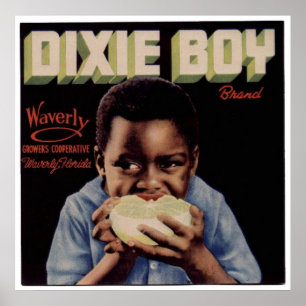 oude Sinaasappels Vruchtbonetiketten Poster