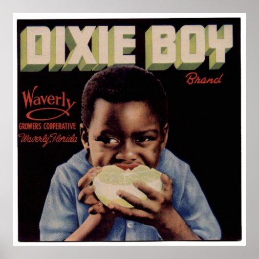  oude Sinaasappels Vruchtbonetiketten Poster (Voorkant)