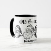 Oude Sint Nicolaas Koffiemok Mok (Voorkant links)
