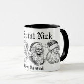 Oude Sint Nicolaas Koffiemok Mok (Voorkant rechts)