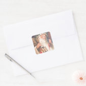 Oude Sint-Nicolaas met de Sticker Lantaarn (Envelop)