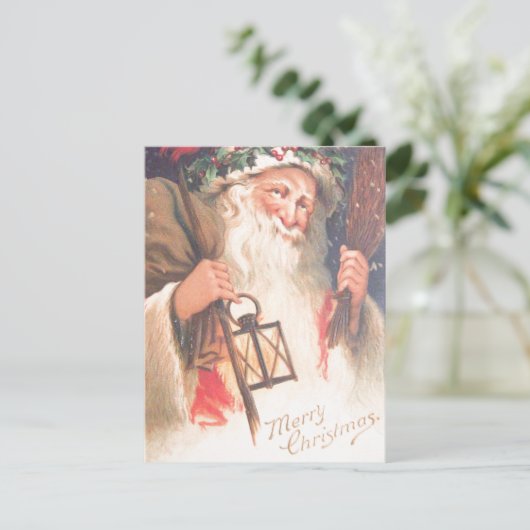 Oude Sint-Nicolaas met het  Briefkaart Lantaarn (Staand voorkant)